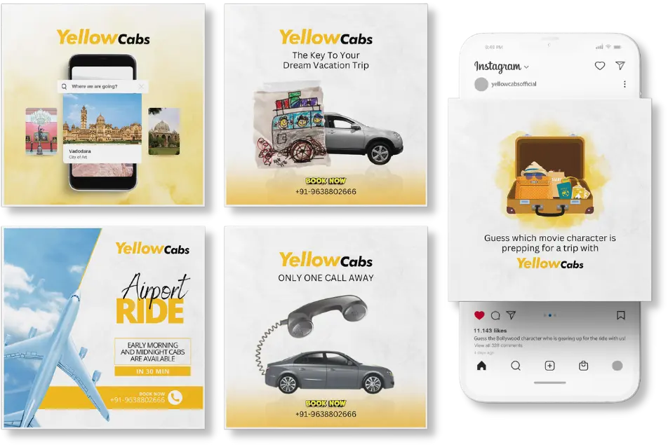 Yellow Cabs Social Media Feed 3 | DigiNull